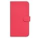 Abacus24-7 [Pocket Book] BLU Studio 5.5 S [D630u] Leather Wallet Case with Stand and ID Card holder, Pink