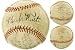 Babe Ruth Multi Signed 1930 Baseball