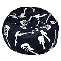 84" Round Microplush Guitars Bean Bag