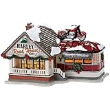 Department 56 Originial Snow Village Harley Road House, Cafe Lit House, 6-1/2-Inch
