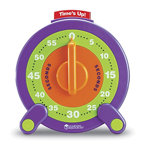 Learning Resources 60 Second Jumbo Timer /No Battery Needed