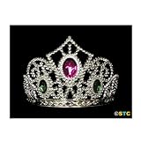 Silver Princess Tiara Crown (Style D) ~ Princess Costume Accessories