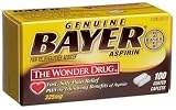 Bayer Aspirin Pain Reliever/ Fever Reducer, 100 Count Caplets Bayer Aspirin Pain Reliever/ Fever Reducer, 100 Count Caplets
