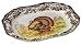 Spode Woodland Turkey Oval Platter 19 inch L x 15- 1/2 inch W - Turkey Center