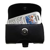 Horizontal Leather Case with Belt Clip/Loop for the Samsung SGH-C207