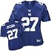 Brandon Jacobs Blue Reebok Premier New York Giants Women's Jersey - Small
