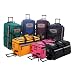 Luggage America SRD-22 22 Inch 8 Pocket Rolling Duffel - Black