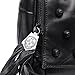 Jonon Women's Genuine Leather Sheepskin Studded Skull Shoulder Bag Crossbody Bag