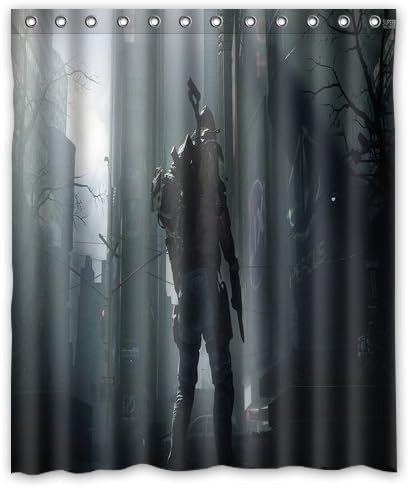 Custom Tom Clancys the division Waterproof Polyester Fabric Bathroom Shower Curtain Standard Size 60"(w) x 72"(h)