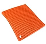 SiliconeZone Grid Potholder, Orange