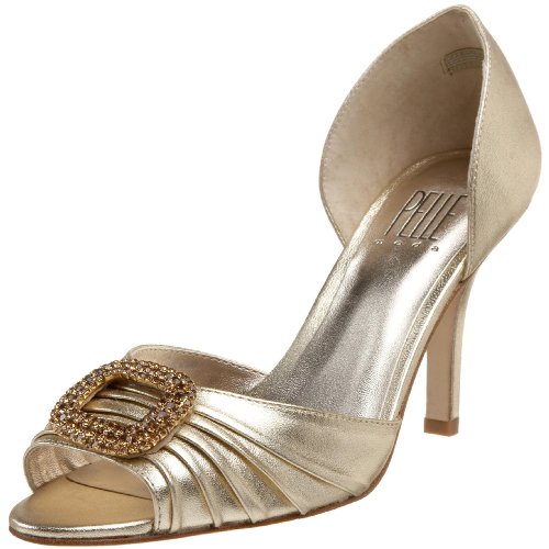 Pelle Moda Women's Ornate Open Toe Two Piece Pump