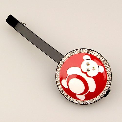 Plaisir Rouge - Cubitas Boulanger Collection (Hand-set Swarovski Crystals, Barrette)