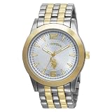 U.S. Polo Assn. Men's USC80021 Two-Tone Silver Dial Bracelet Watch