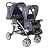 Eddie Bauer All Terrain Tandem Stroller, Blue Glacier