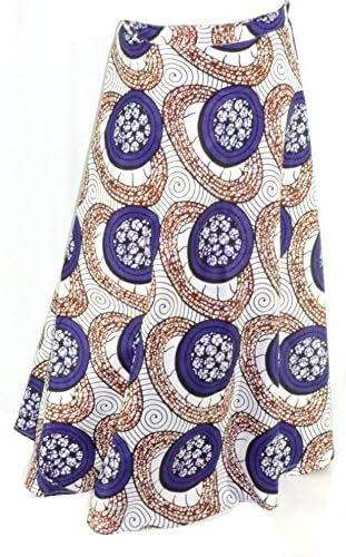 Fashion Island Womens Wrap Around African Style Skirt Printed Wax Dashiki