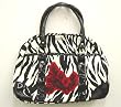 Zebra Print Bowler Handbag Bizzini Zebra Handbag Zebra Purse