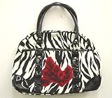 Zebra Print Bowler Handbag Bizzini Zebra Handbag Zebra Purse