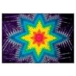 Starburst Fabric Tapestry Wall Hanging 55" X 55"