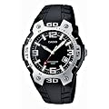 CASIO Collection MTR-102-1A1VEF - Reloj de caballero de cuarzo, correa de resina color negro