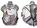 BestWay Rucksack Freizeitrucksack Sport Schule weiss grau
