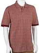 Ron Chereskin Men's Short Sleeve Cotton Poly Jacquard Polo