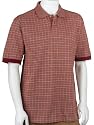 Ron Chereskin Men's Short Sleeve Cotton Poly Jacquard Polo