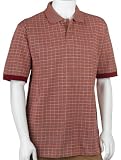 Ron Chereskin Mens Short Sleeve Cotton Poly Jacquard Polo