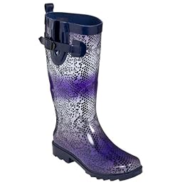 Product Image Women's Ombre Python Rainboot - Navy
