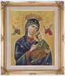 Our Lady of Perpetual Help Framed Art, 16" x 20" - MADE IN ITALY