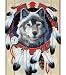Paint By Number Kit 9''X12''-Majestic Wolf