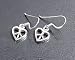 Sterling Silver Plain Earrings - Size: 12mm