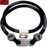 Phiten Titanium Necklace X30 NBA Collection, Spurs, 18 Inch