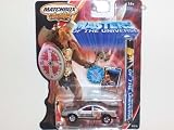 2002 Matchbox Collectibles 1:64 Masters of the Universe Die Cast Vehicle w/ Poster: He-Man Silver Sedan