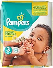 Pampers Windeln New Baby Gr. 3 Midi 4-9 kg Sparpack, 4er Pack (4 x 35 St&uuml;ck)