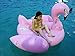 Renjie Flamingo Inflatable Pool Float Giant Swimming Summer Fun Games Large Ride on Blow Up Pool Large Floatie Lounge for Adults and Kids 80IN