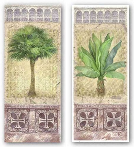 Lisbon Banana Palm and Lisbon Palm Set by Anne Searle 4