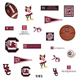 RoomMates RMK1102SCS University of South Carolina Peel & Stick Wall Decals