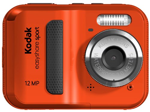 Kodak EasyShare Sport C123 Digital Still Camera - Red (12MP, Waterproof) 2.4 inch LCD