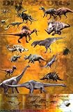 Dinosaurs - Nature Poster (Triassic, Jurassic & Cretaceous) Poster Print, 24x36 Poster Print, 24x36 Poster Print, 24x36