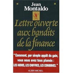 Lettre ouverte aux bandits de la finance