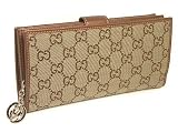 Amazon:GUCCI 【並行輸入】グッチ(GUCCI)ニ折長財布小銭入付き 233024-FN92G-9752 ベージュ/ライトブラウン