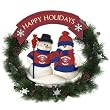 Philadelphia Phillies 22" Snowman Christmas Wreath - MLB Baseball