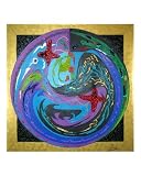 Mandala Stretched Canvas Poster Print by Mieko Hyner, 8x10