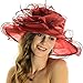 Women Voile Fascinator Church Formal Party Hat W042