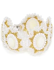 Miguel Ases Opalite Quartz and Mother-Of-Pearl Bracelet