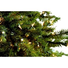 12' Clear Pre-lit Super Bright Christmas Tree