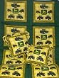 Modern John Deere Throw and 16" Zippered Throw Pillow Features the Great John Deere Tractors
