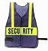SECURITY *Blue* REFLECTIVE Traffic Safety Vest *One Size Fits All*