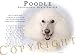 poodle13  - Poodle WHITE Human Trainer Mouse Pad Dog Mousepad