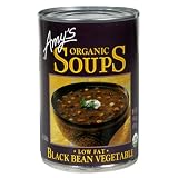 Amys Organic Black Bean Vegetable Soup, 14.5-Ounce Cans (Pack of 12)
